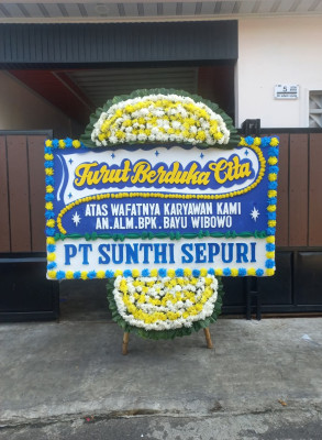 Papan Bunga Duka di Sikabu
